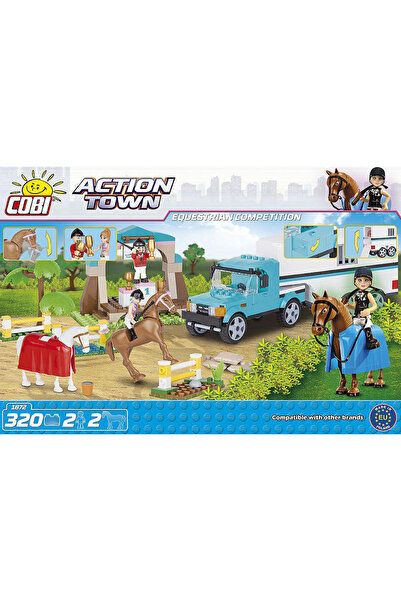COBI Set de construcții pentru competiții ecvestre Action Town Farm