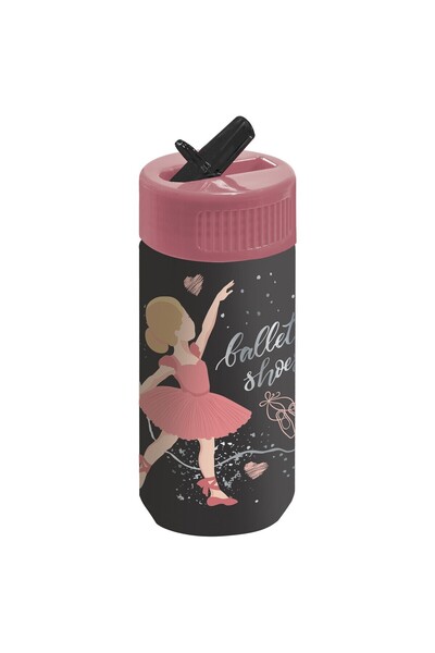 Kidea Láhev na vodu pro dívky, 330 ml, balerína BABL11