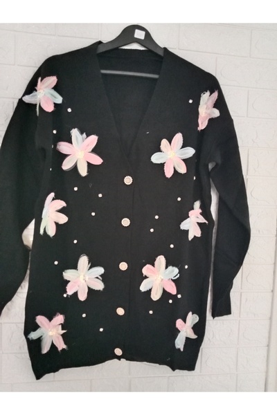 Butik Triko çiçek motifli ikili takım