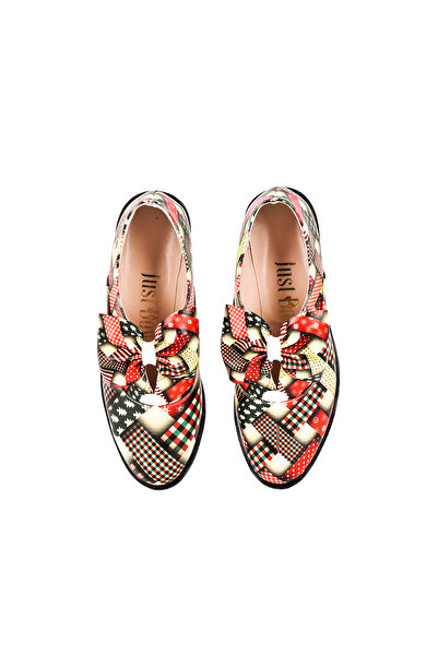 JustBow Printed Colorful Design Women's Shoes