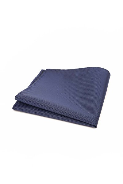 6AM Ceremony Batistă de buzunar albastră simplă cu textură fină