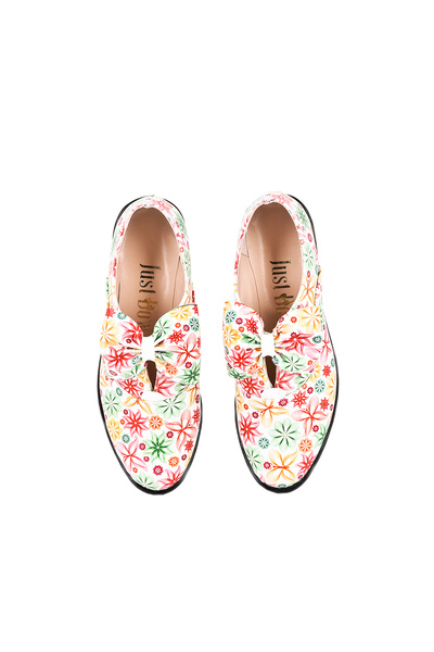 JustBow Printed Colorful Design Women's Shoes