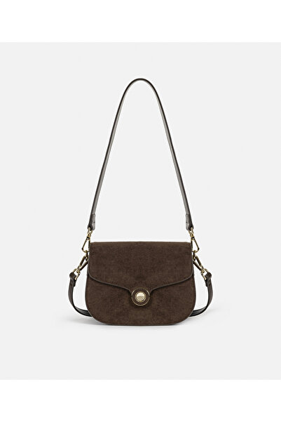 İpekyol Suede Look Flap Bag