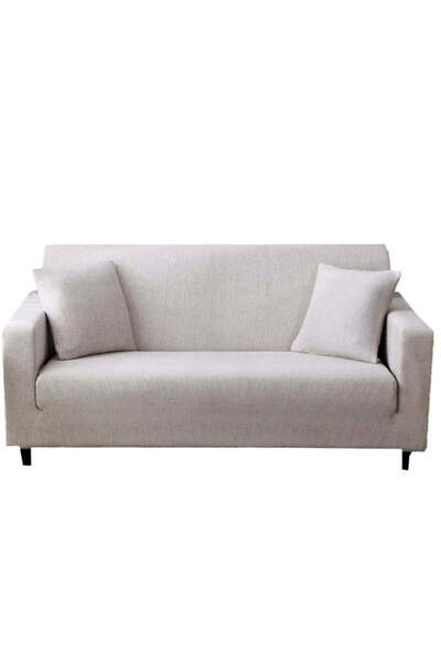 buz Husă elastică universală pentru canapea extensibilă cu 2 fețe de pernă, g...