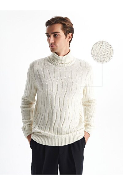 LC Waikiki Pulover pentru bărbați cu mânecă lungă cu gât