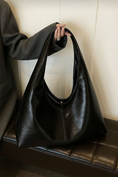 Handley Πολυτελής δερμάτινη τσάντα ώμου και χειρός με κλείσιμο με μαγνήτη