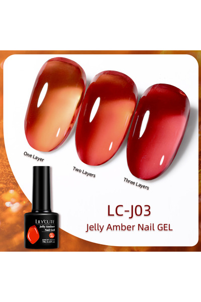Born Pretty Lily Cute Amber Serisi Kalıcı Oje Lc-j03
