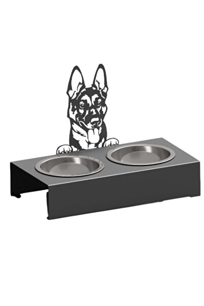 buz Bol cu ​​hrană și apă din oțel inoxidabil în formă de câine pentru căței,...