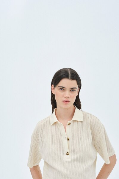 H&M MAMA 2 Parçalı Tığ İşi Görünümlü Set