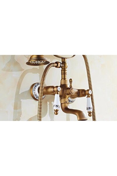 Trendy's Baterie cada , montare pe perete ,bronz antichizat , monocomanda