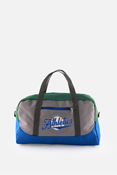 ICONE BAG Erkek Çocuk Baskılı Spor Çanta, Cepli Spor Çanta, Fermuarlı Detaylı Çocuk Spor Çanta,