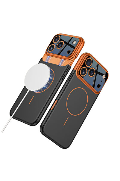 Nezih Case Apple Iphone 17 Pro Max Uyumlu Magsafe Sarj Destekli Mıknatıs Kapa...
