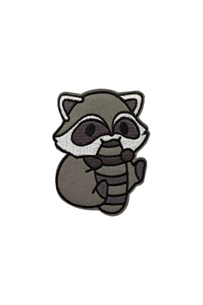 OEM Patch decorativ brodat, raton, multicolor, 8 x 6 cm