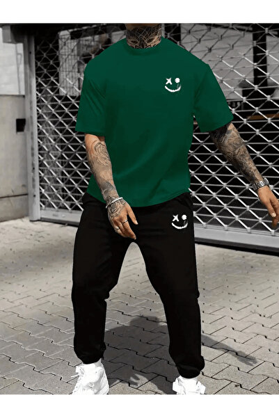 LAVİTTA Xx-Eyed Smiley Patterned Oversize Men's Suit