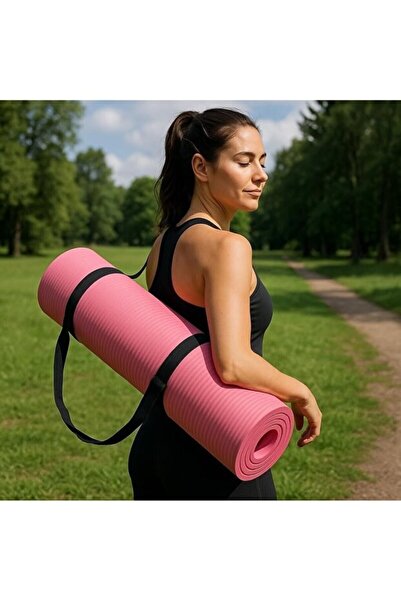 CKSpor 16MM NBR İthal Mat – Kalın Profesyonel Yoga & Egzersiz Minderi Mavi