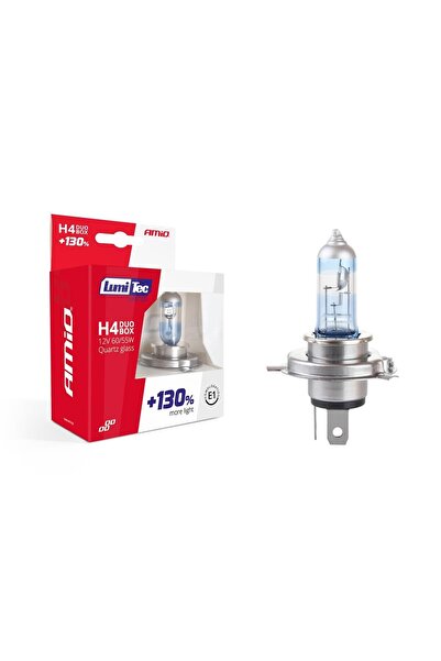 JollyMag Sada halogenových žárovek H4 12V 60/55W LumiTec LIMITED + 130% DUO BOX