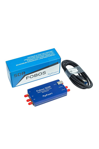 RigExpert Fobos SDR Receiver, 0.1-6000 MHz, USB 3.0, 50 MHz Band Instantaneous