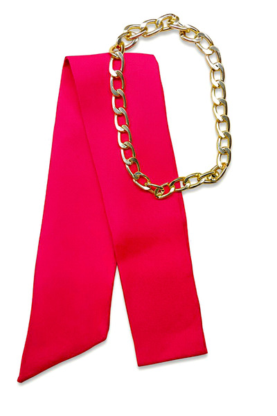 maia Fular Necklace – Modern Design with Gold Color Chain