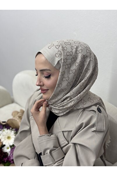 Şalcı pamuklu yün ipek şal çift renkli