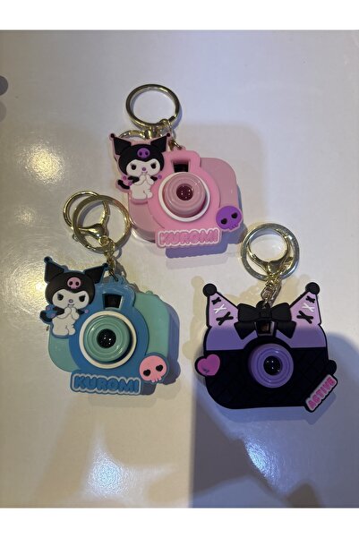 Toys Kuromi temalı ışıklı fotoğraf makinesi