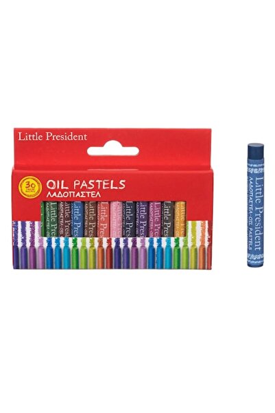 SHOPIENS Set creioane pastelate cu ulei Little President, 30 de piese, multic...