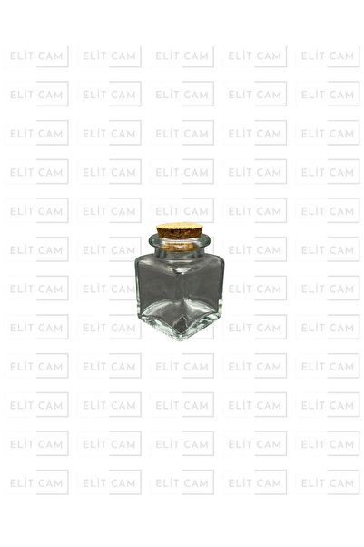 Elitcam 40 CC CAM KARE KAVANOZ MANTAR TIPALI (10 ADET)
