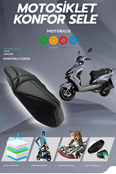 Motobros RKS BOLERO Husă de șa confortabilă din spumă viscoelastică