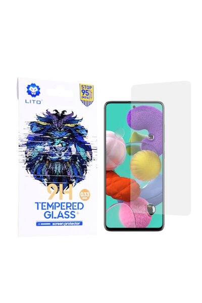 Bibilel Folie de protecție pentru ecran Samsung Galaxy A51 4G/A51 5G, sticlă ...