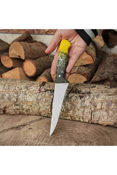 kösemehmet N690 Çelik Profesyonel Sıyırma Kasap Bıçağı - 26 Cm