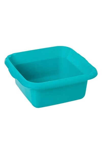 SHOPIENS Plastic Basin, Marine Green, 14L Capacity, 38x38x14cm