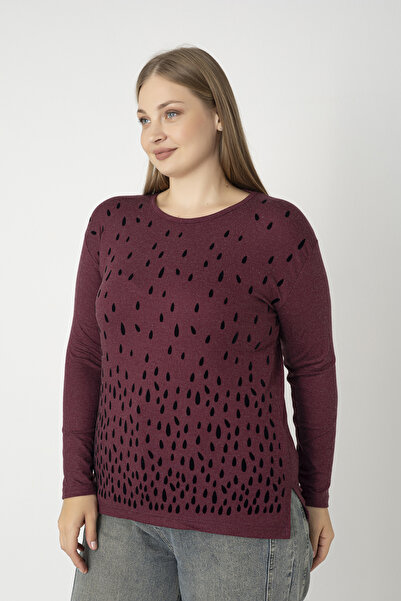 Orly More Shardonlu Winter Viscose Fabric Printed Combed Cotton Blouse