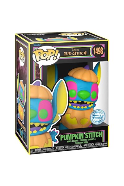 Funko Pop! Disney Lilo & Stitch: Pumpkin Stitch Figurine, Multicolor
