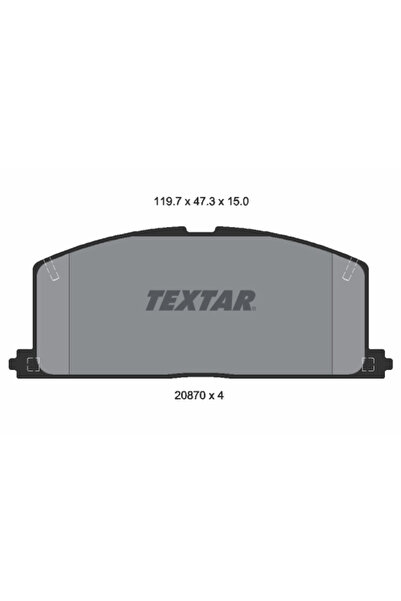 TEXTAR Set Placute Frana Frana Disc Toyota Camry Liftback/Camry Limuzina/Cari...