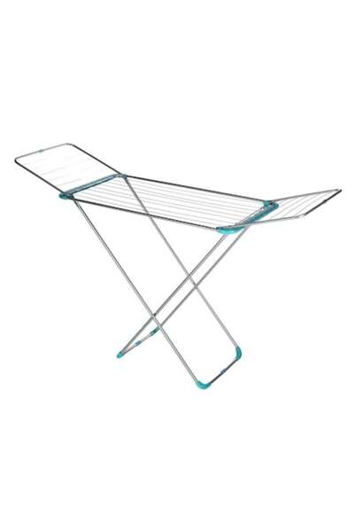 SHOPIENS Metal Clothes Dryer, Blue, 214x54x92 cm, Improved Stability