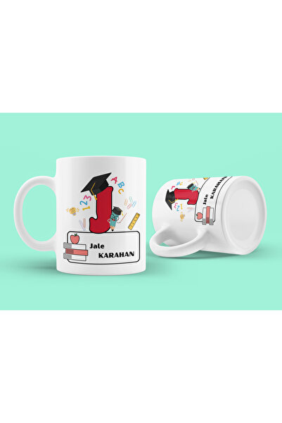 Nino Store Special Design Gift Printed Mug for Teachers Starting with the Letter J