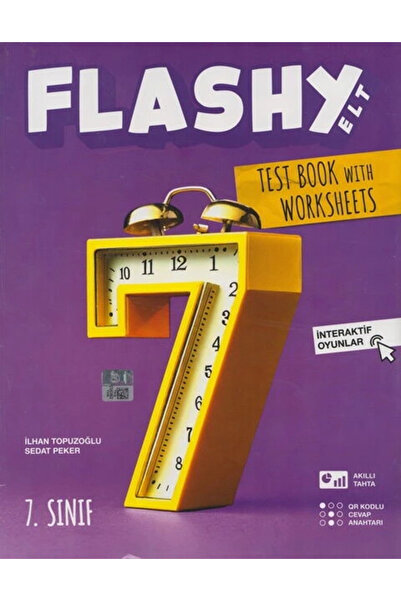 Hız Yayınları Flashy 7.Sınıf Test Book With Worksheets Yeni