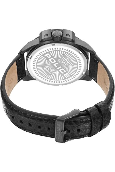 Police Underlined Gents Watch With Genuine Leather Strap 5 Atm