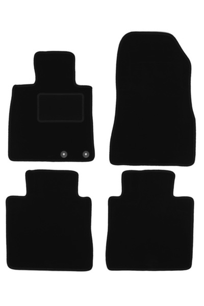 Other Covorașe negre din velur pentru: Nissan Note II hatchback (2012-)