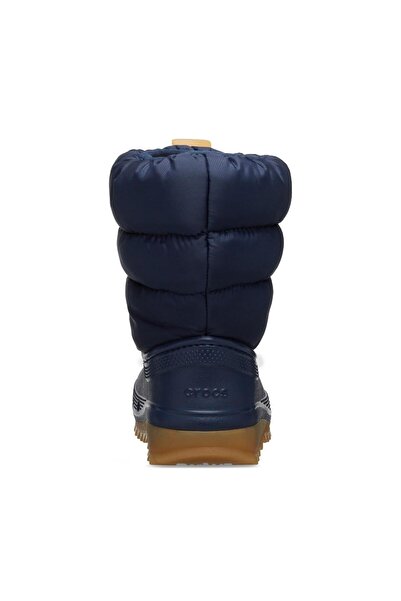 Crocs Classic Neo Puff Boot T Navy/Gum Çocuk Bot 207683-4PQ