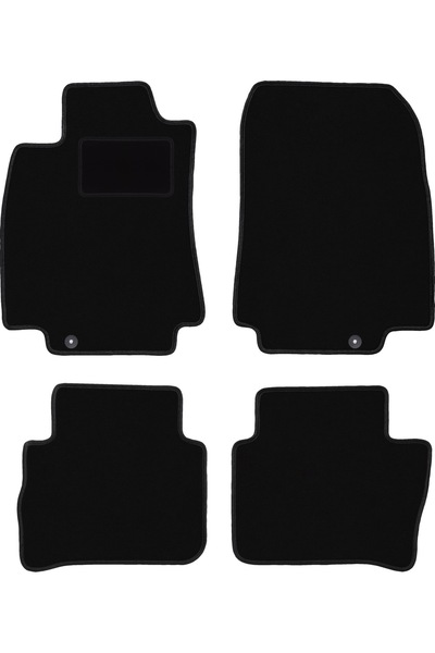 Other Covorașe negre din velur pentru: Nissan Tiida C11 hatchback, sedan (200...