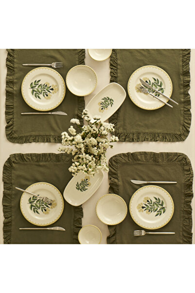 Bella Maison Lena Porselen 10 Parça 4 Kişilik Kahvaltı Takımı