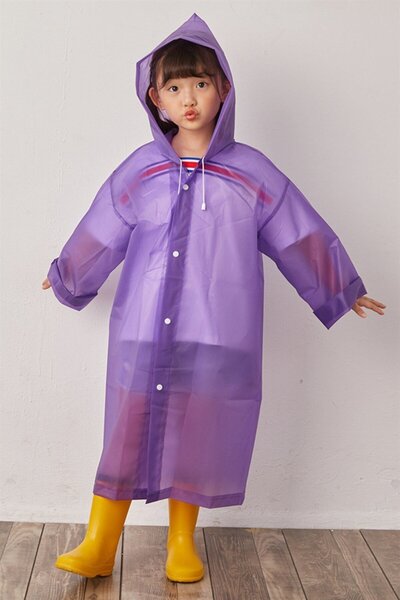 Orvila Children's Boy Eva Waterproof Quality Long Raincoat
