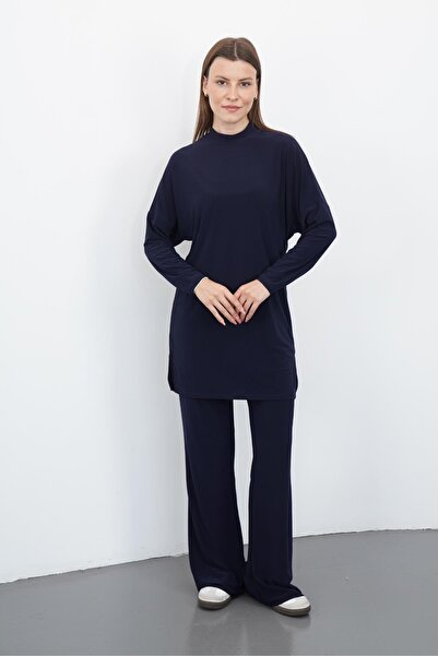 penyebizden Set pantaloni și tunică Sandy - bleumarin