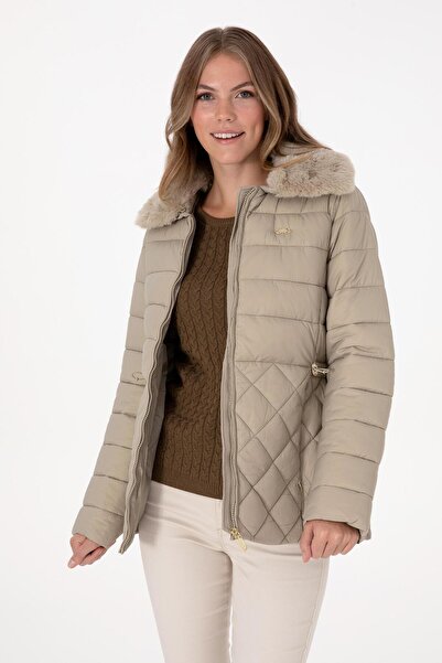 U.S. Polo Assn. U.s. Polo. Assn. Kadın Mont Açık Haki 2238210