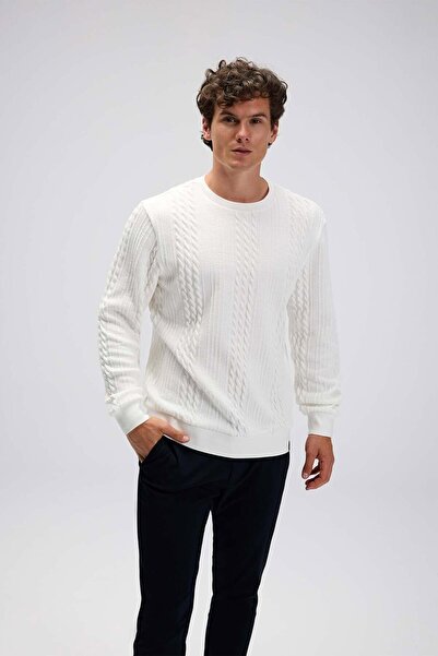 Ellesse Ανδρικό λευκό φούτερ EM623-OF