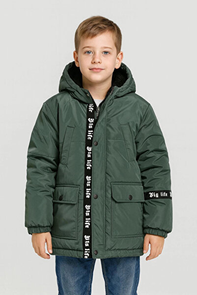 My Hanne معطف شتوي للأولاد بقلنسوة 4208