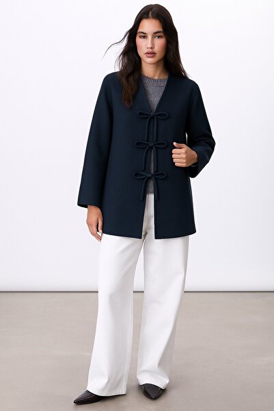 HAKKE Tie-Dye Detailed Cardigan