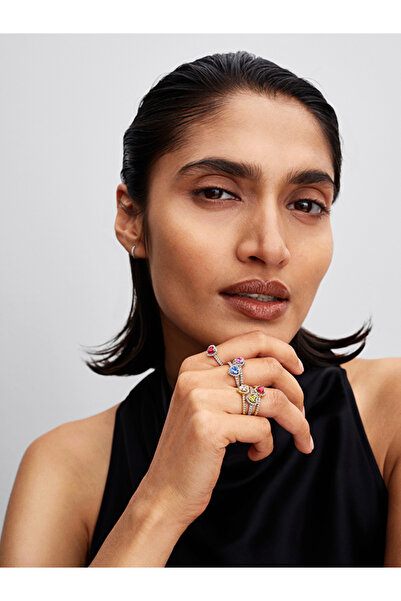 Pandora Işıltılı Yükseltilmiş Kalpli Yüzük