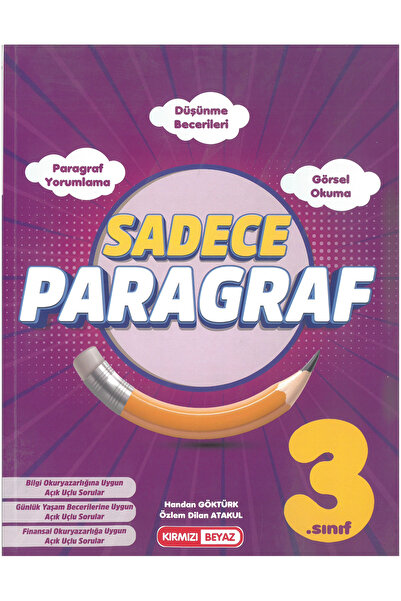 Kırmızı Beyaz Yayınları 3.Sınıf Sadece Paragraf