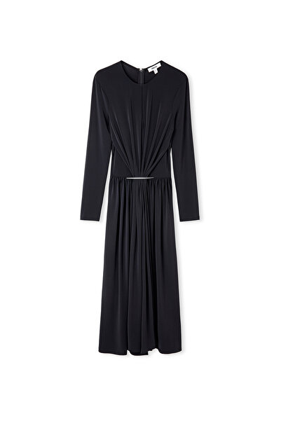 İpekyol Metal aksesuarlı jarse elbise